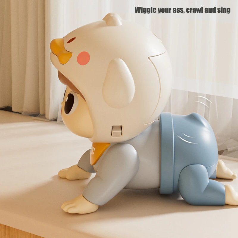 Baby Crawling Toys with Sound Electric Baby Doll Toy for Toddler Learn To Climb Educational Toddler Moving Toy Gift Baby Crawling Toys with Sound Electric Baby Doll Toy for Toddler Learn To Climb Educational Toddler Moving Toy Gift