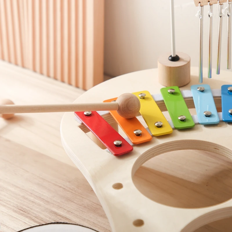 Baby Educational Toys Wooden Aeolian Bells Montessori Children's Musical Toys Xylophone Newborn Birthday Gifts Music