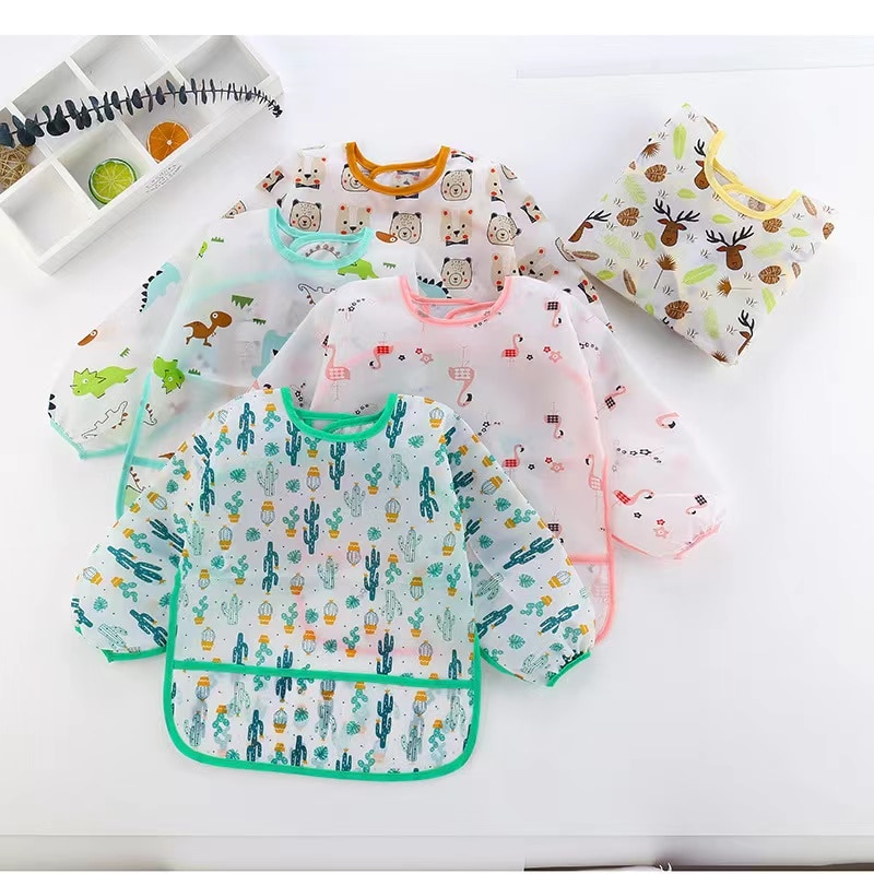 Baby Feeding Full Sleeve Bib