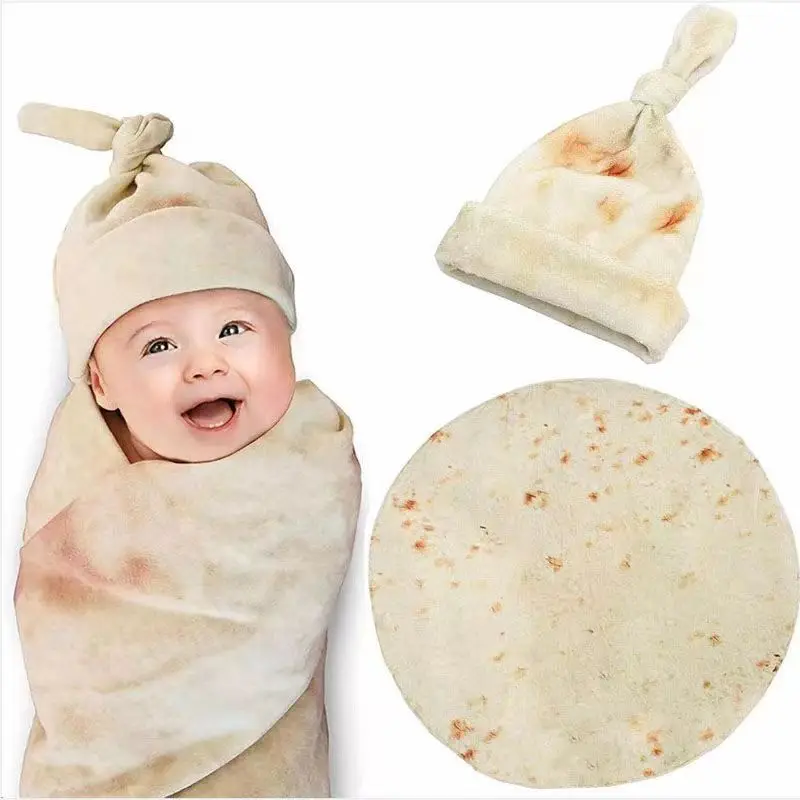 Baby Flannel Blanket Burrito Baby Wrap Blanket with Hat Pancake Chinese Cabbage Blanket Baby Warm Quilt Baby Flannel Blanket Burrito Baby Wrap Blanket with Hat Pancake Chinese Cabbage Blanket Baby Warm Quilt