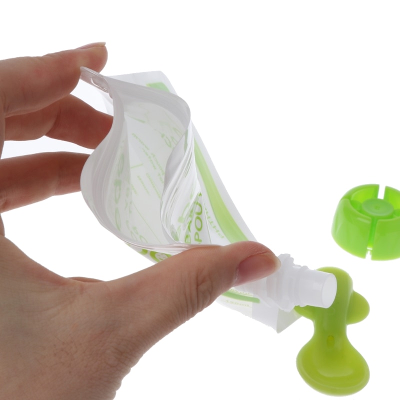 Baby Food Pouch Spoons with Lids (10pcs) Baby Food Pouch Spoons with Lids (10pcs)