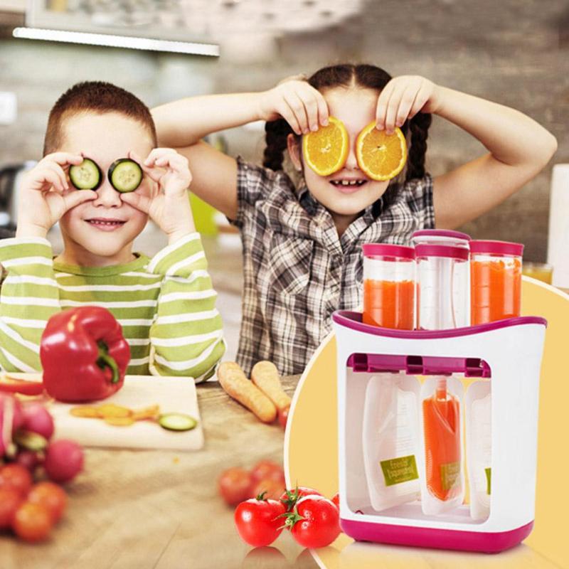 Baby Food Squeezer with Food Pouches Baby Food Squeezer with Food Pouches