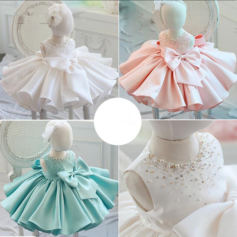 Baby Girl Birthday Dress Beaded Apparel Baby Girl Birthday Dress Beaded Apparel