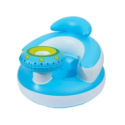 Baby Inflatable Seat for Babies 3-36 Month Built in Air Pump Infant Back Support Sofa Toddler Chair for SittingUp Baby