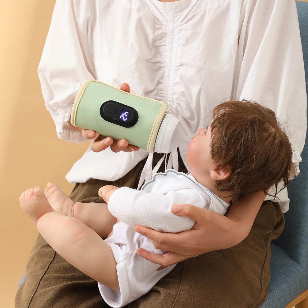 Baby Milk Warmer Baby Nursing Bottle Heater, Portable USB Bottle Warmer for Car, Outdoor Travel Accessories Outdoor