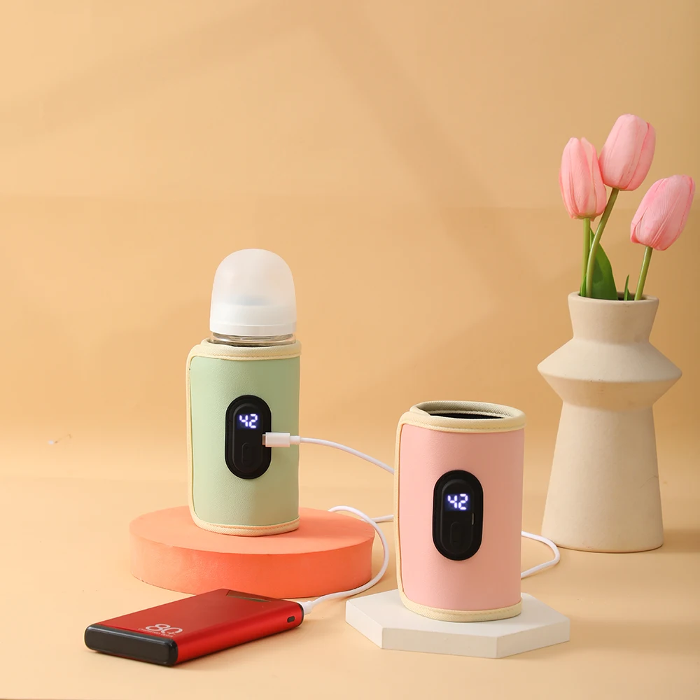 Baby Milk Warmer Baby Nursing Bottle Heater, Portable USB Bottle Warmer for Car, Outdoor Travel Accessories Outdoor