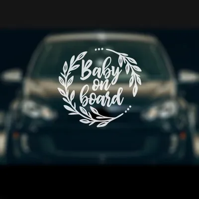 Baby on Board Car Sticker Caution Decal Sign Baby on Board Car Sticker Caution Decal Sign