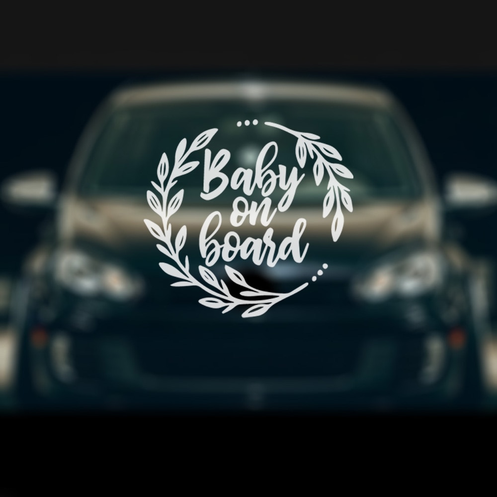 Baby on Board Car Sticker Caution Decal Sign Baby on Board Car Sticker Caution Decal Sign