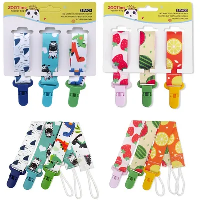 Baby Pacifier Soother Clip (3 pcs)