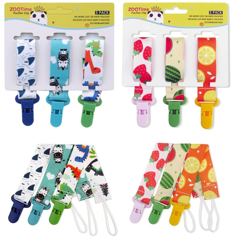 Baby Pacifier Soother Clip (3 pcs)