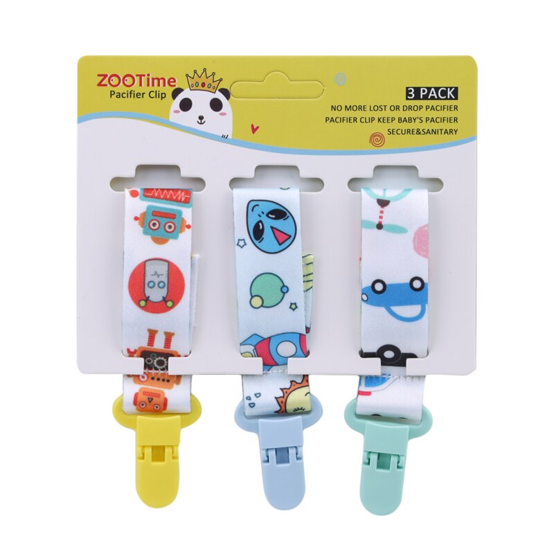 Baby Pacifier Soother Clip (3 pcs)