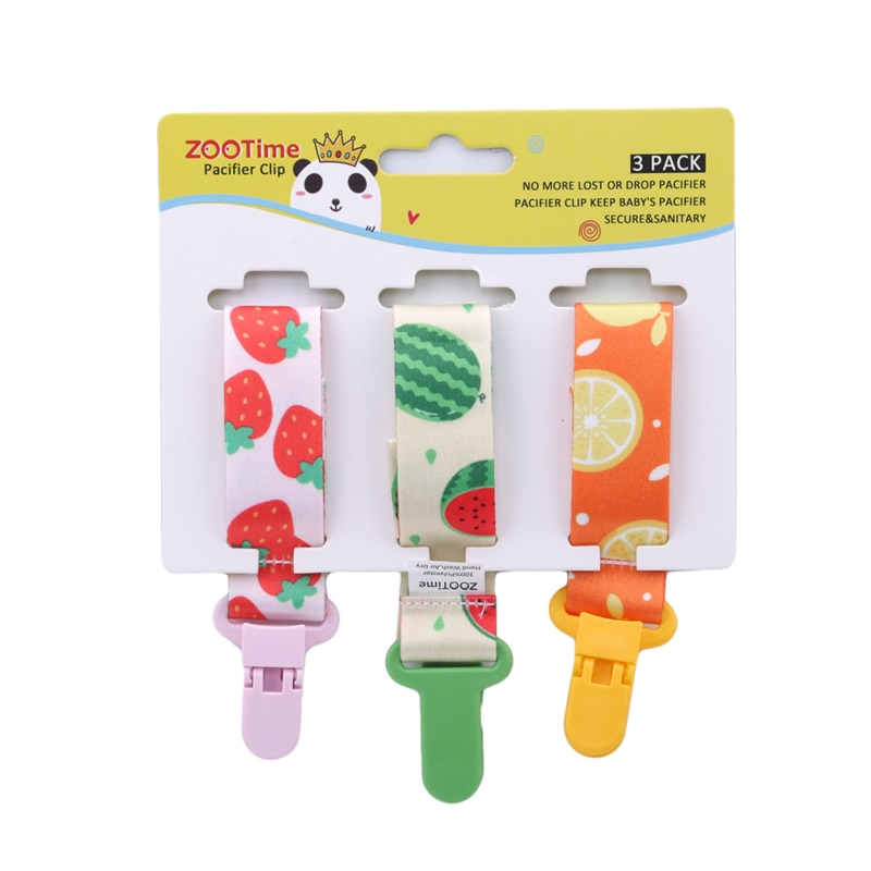 Baby Pacifier Soother Clip (3 pcs)