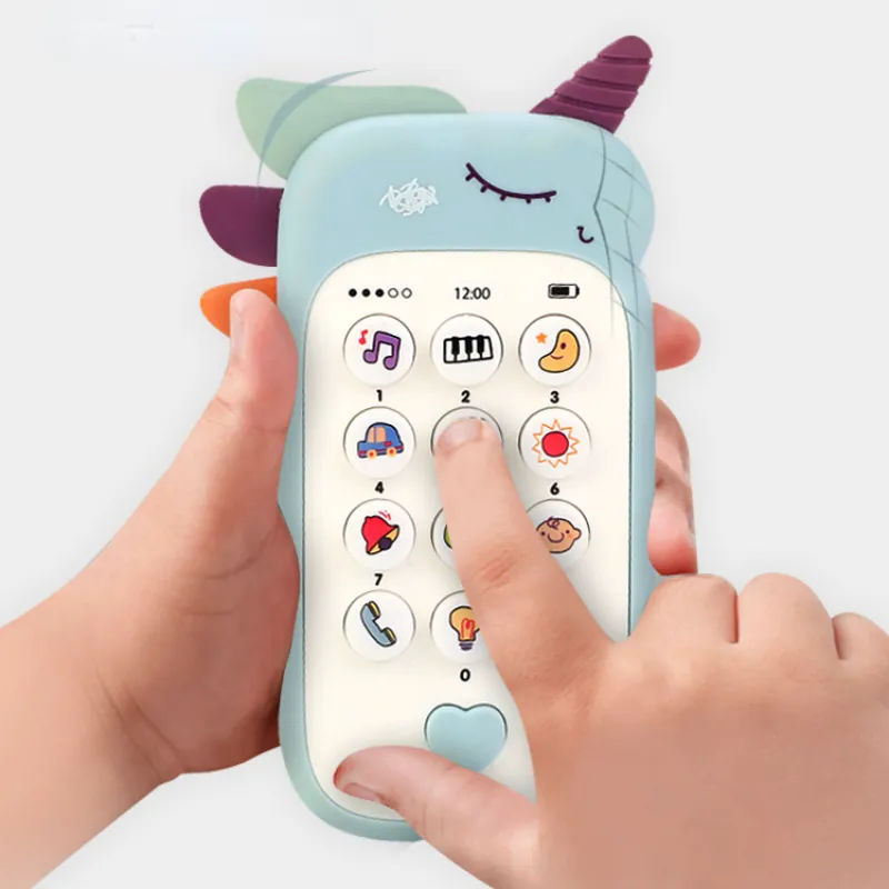 Baby Phone Toy Music Sound Telephone Sleeping Toys With Teether Simulation Phone Kids Infant Early Educational Toy Kids Baby Phone Toy Music Sound Telephone Sleeping Toys With Teether Simulation Phone Kids Infant Early Educational Toy Kids