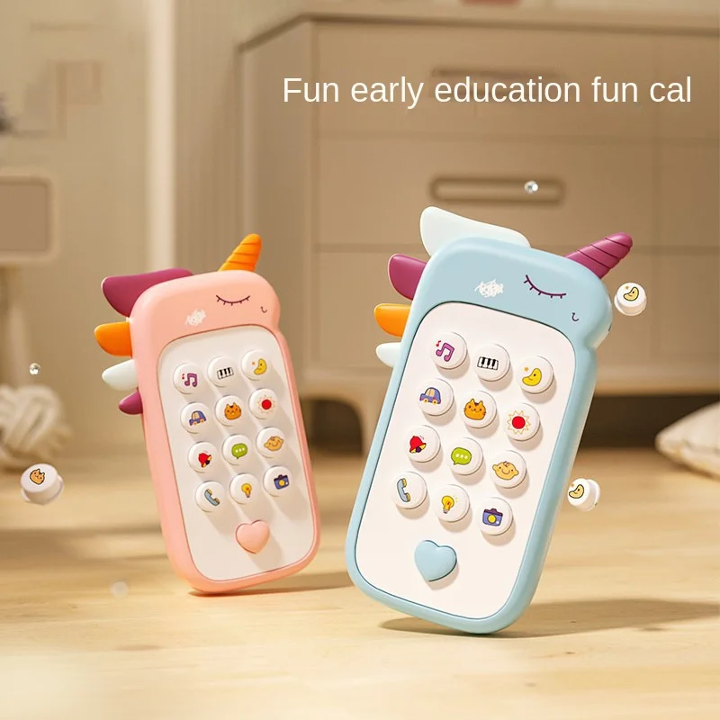 Baby Phone Toy Music Sound Telephone Sleeping Toys With Teether Simulation Phone Kids Infant Early Educational Toy Kids Baby Phone Toy Music Sound Telephone Sleeping Toys With Teether Simulation Phone Kids Infant Early Educational Toy Kids