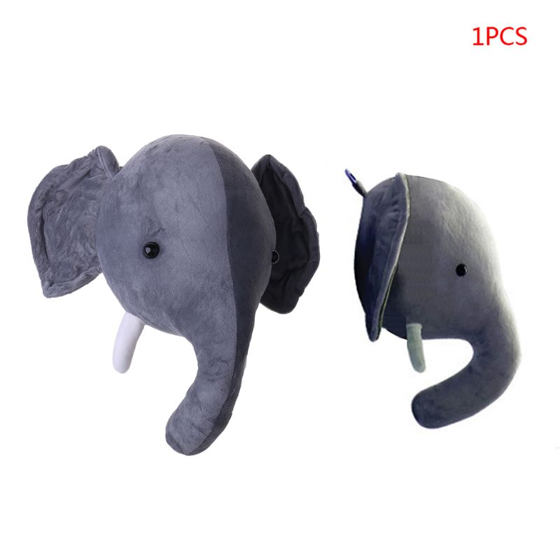 Baby Plush Animal Head Wall Decor