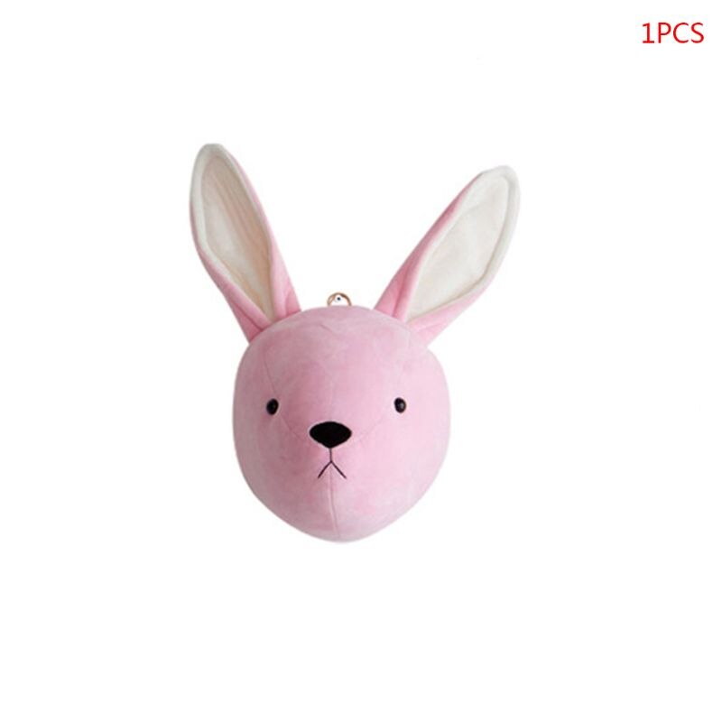 Baby Plush Animal Head Wall Decor