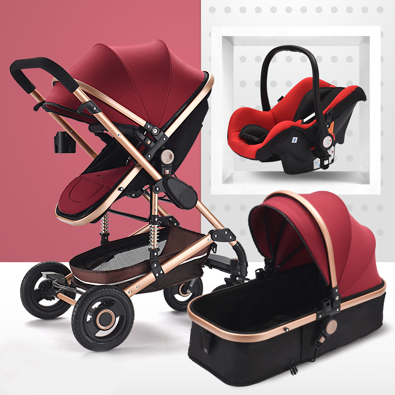 Baby Prams 3in1 Carrier Folding Stroller Baby Prams 3in1 Carrier Folding Stroller