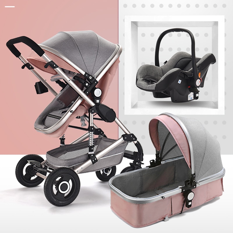 Baby Prams 3in1 Carrier Folding Stroller Baby Prams 3in1 Carrier Folding Stroller