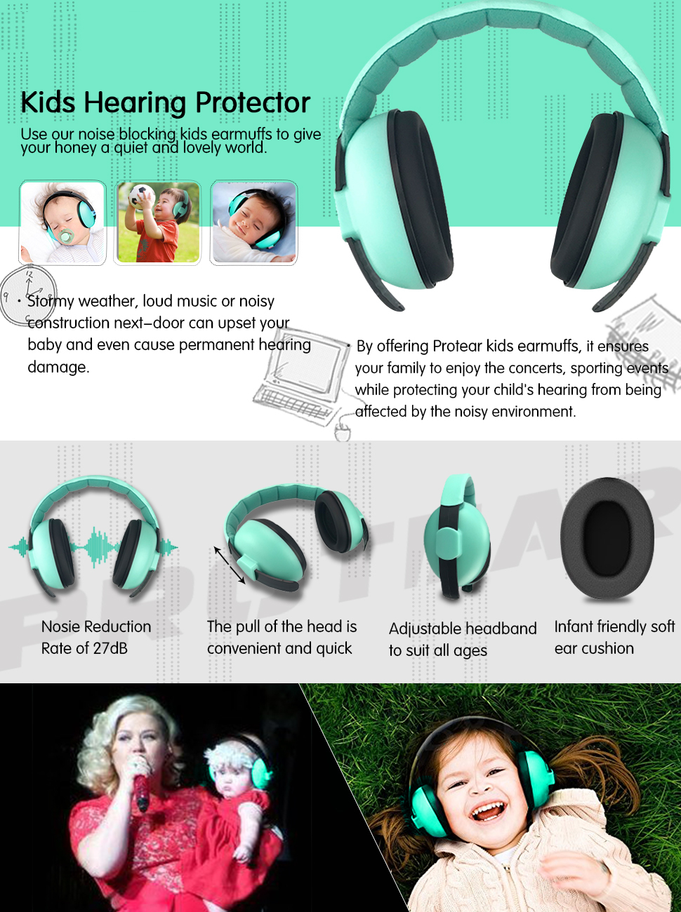 Baby Safety Ear Muffs Hearing Protection Baby Safety Ear Muffs Hearing Protection