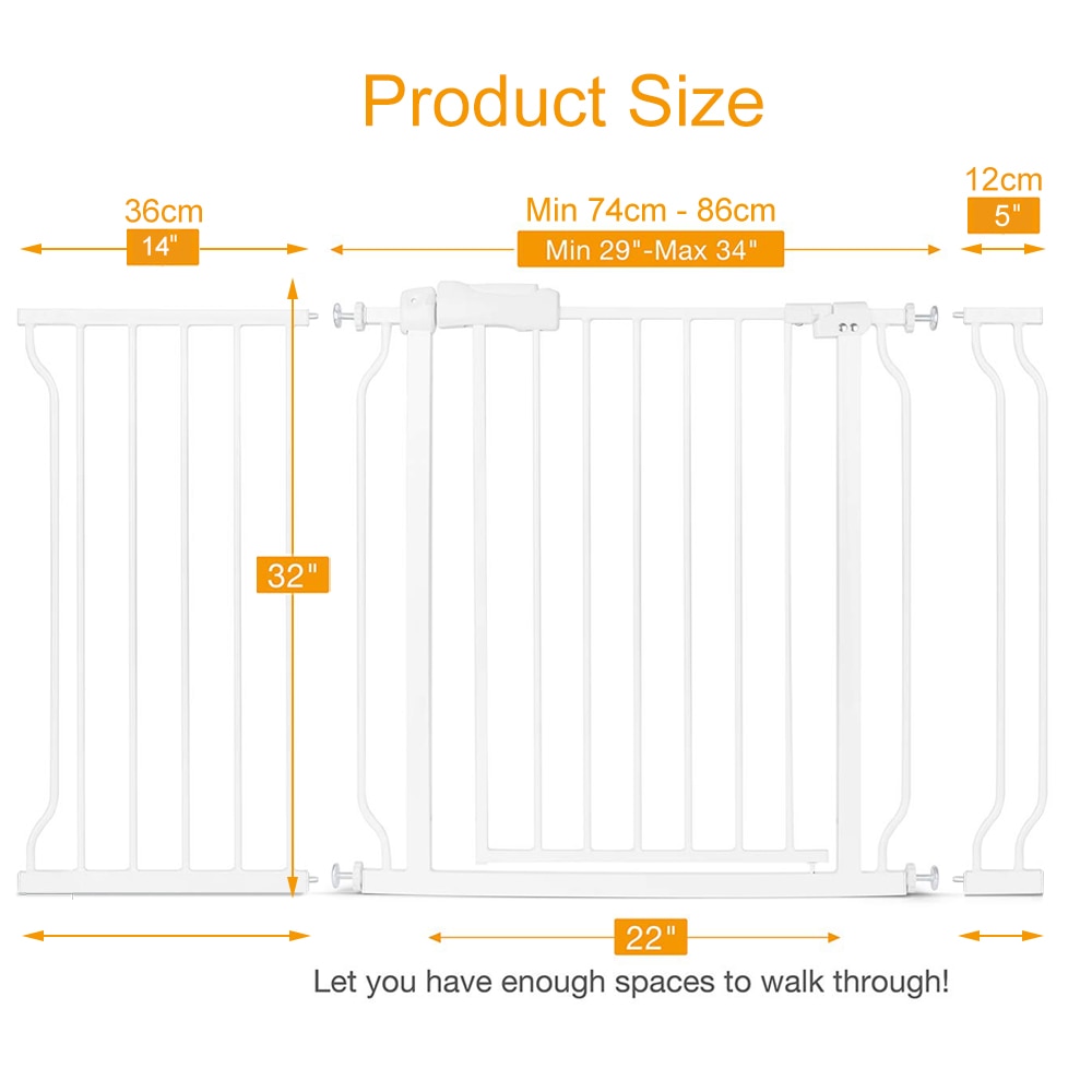 Baby Safety Gate Easy Installation