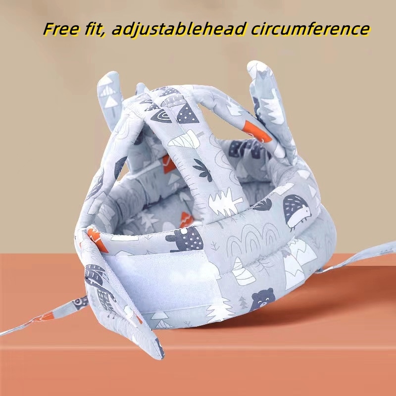 Baby Safety Helmet Head Protection Hat Toddler Walk Crash Cap Adjustable Protective Headgear