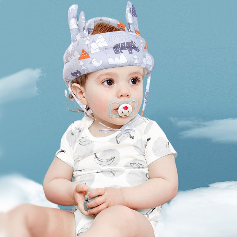 Baby Safety Helmet Head Protection Hat Toddler Walk Crash Cap Adjustable Protective Headgear