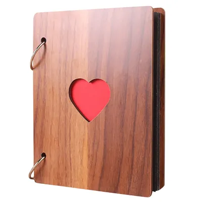 Baby Scrapbook Album Wooden Cover Baby Scrapbook Album Wooden Cover