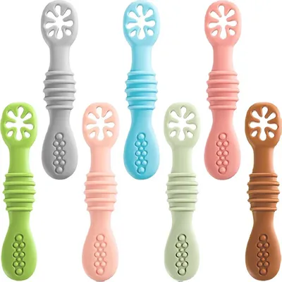 Baby Self Feeding Weaning Spoon (2 pcs)