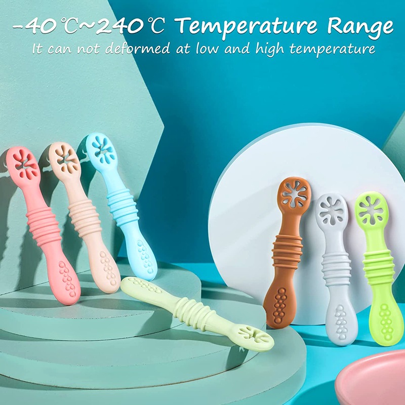 Baby Self Feeding Weaning Spoon (2 pcs)