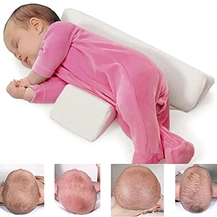 Baby Side Sleeping Pillow Head Protecter Newborn Head Anti-Spitting Milk Travel Pillow Infant Sleeping Wedge Cushion Baby Side Sleeping Pillow Head Protecter Newborn Head Anti-Spitting Milk Travel Pillow Infant Sleeping Wedge Cushion
