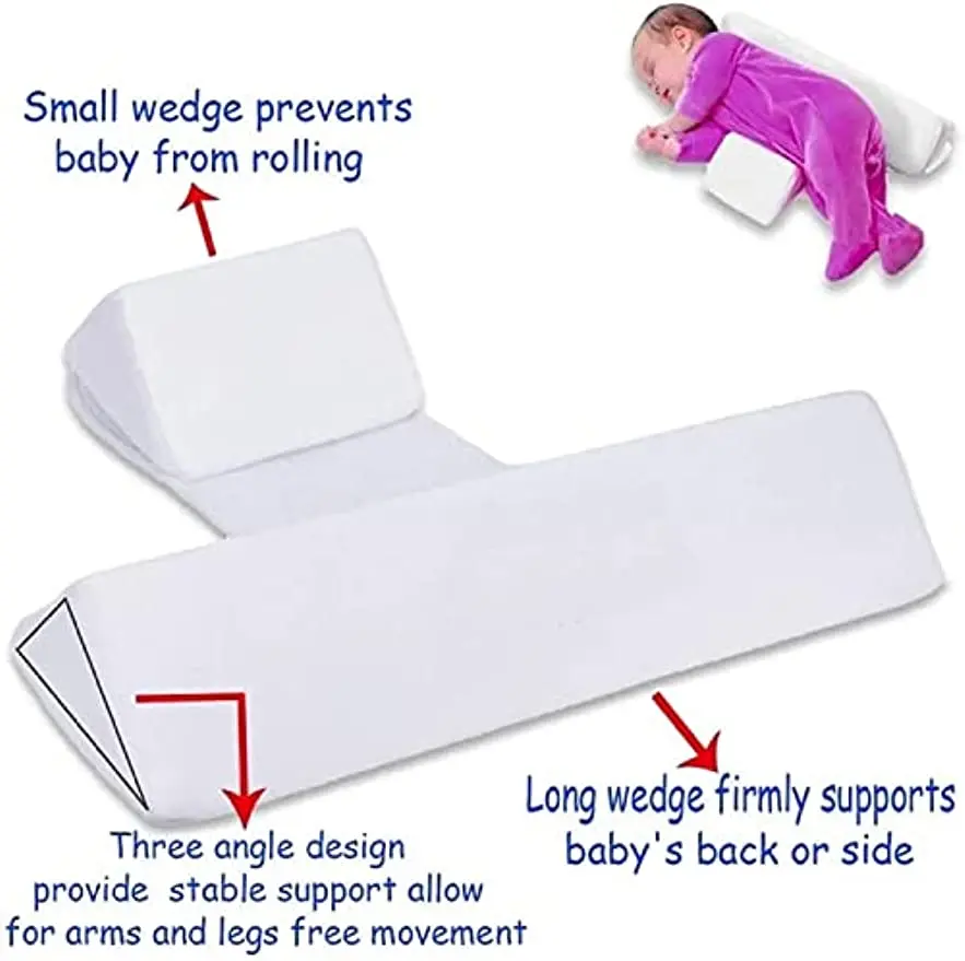 Baby Side Sleeping Pillow Head Protecter Newborn Head Anti-Spitting Milk Travel Pillow Infant Sleeping Wedge Cushion Baby Side Sleeping Pillow Head Protecter Newborn Head Anti-Spitting Milk Travel Pillow Infant Sleeping Wedge Cushion