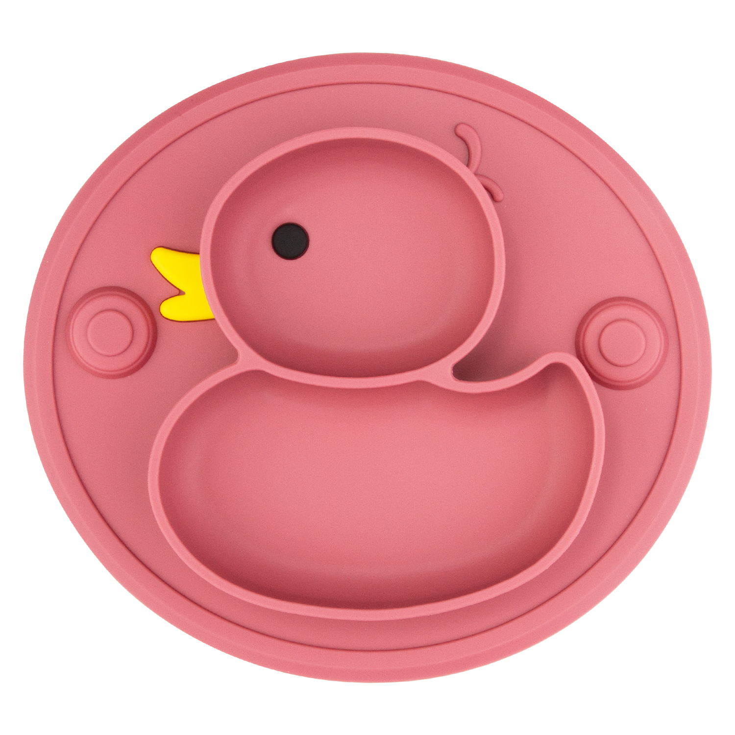 Baby Silicone Suction Duck Plate Baby Silicone Suction Duck Plate