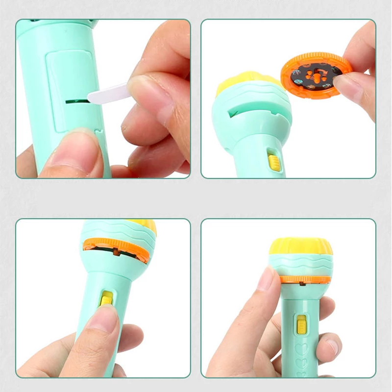 Baby Sleeping Story Book Flashlight Projector Torch Lamp Toy Early Education Toy for Kid Holiday Birthday Xmas Gift Baby Sleeping Story Book Flashlight Projector Torch Lamp Toy Early Education Toy for Kid Holiday Birthday Xmas Gift