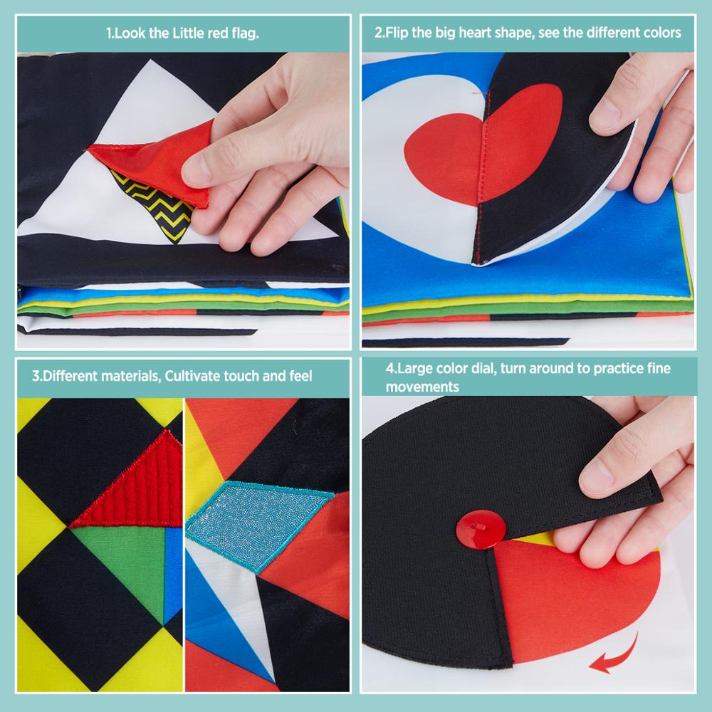 Baby Soft Book Educational Cloth Book Baby Soft Book Educational Cloth Book