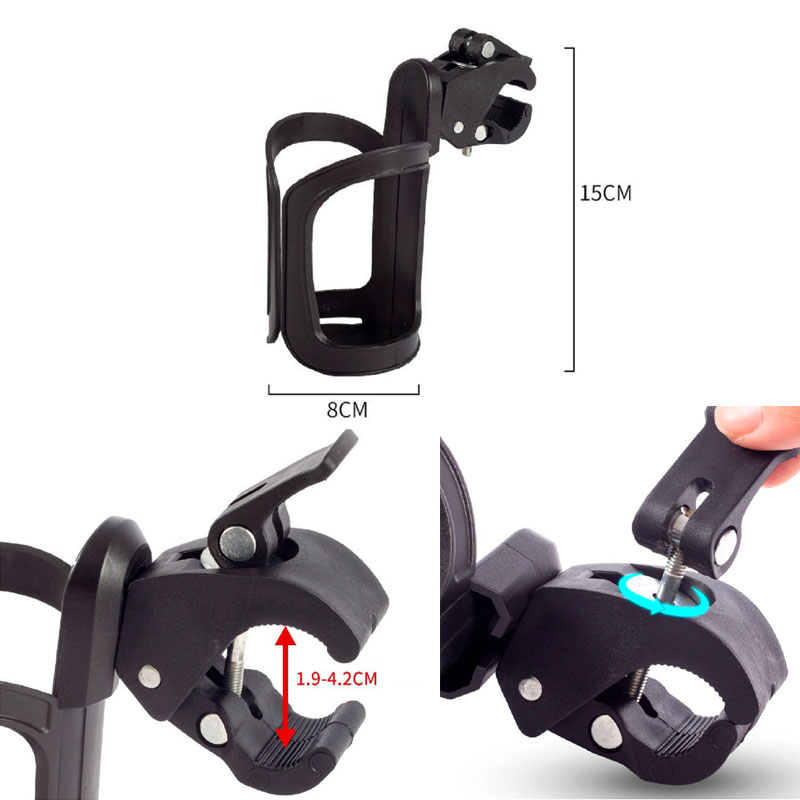 Baby Stroller Cup Mobile Phone Holder Children Tricycle Bicycle Cart Bottle Rack Milk Water Pushchair Carriage Buggy
