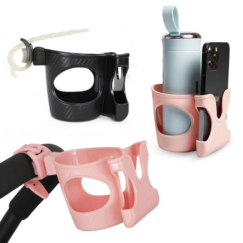 Baby Stroller Cup Mobile Phone Holder Children Tricycle Bicycle Cart Bottle Rack Milk Water Pushchair Carriage Buggy