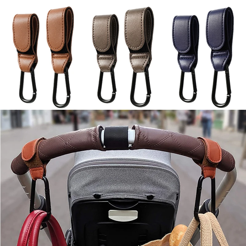 Baby Stroller Hook Fashion PU Leather Adjustable Pram Hook Cart Organizer Diaper Bag Hanger Children Boy Girl Travel Baby Stroller Hook Fashion PU Leather Adjustable Pram Hook Cart Organizer Diaper Bag Hanger Children Boy Girl Travel