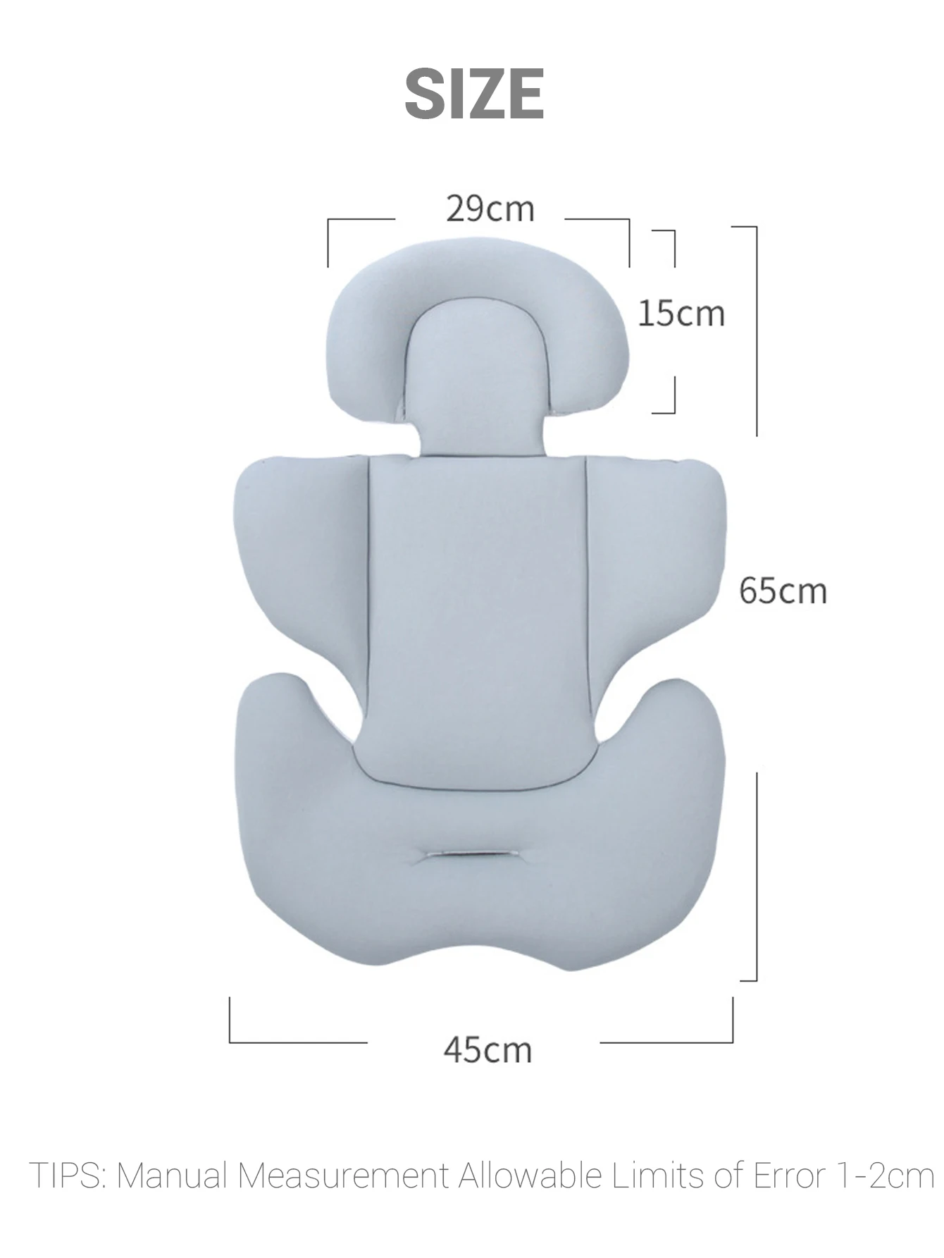 Baby Stroller Seat Cushion Pad for Car Puchair Liner Mat Thicken Cotton Breathable Cart Mattress Infant Newborn Pram