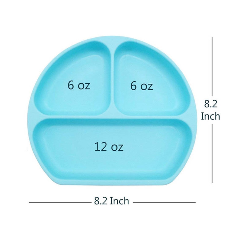 Baby Suction Plate Portion Plate Baby Suction Plate Portion Plate