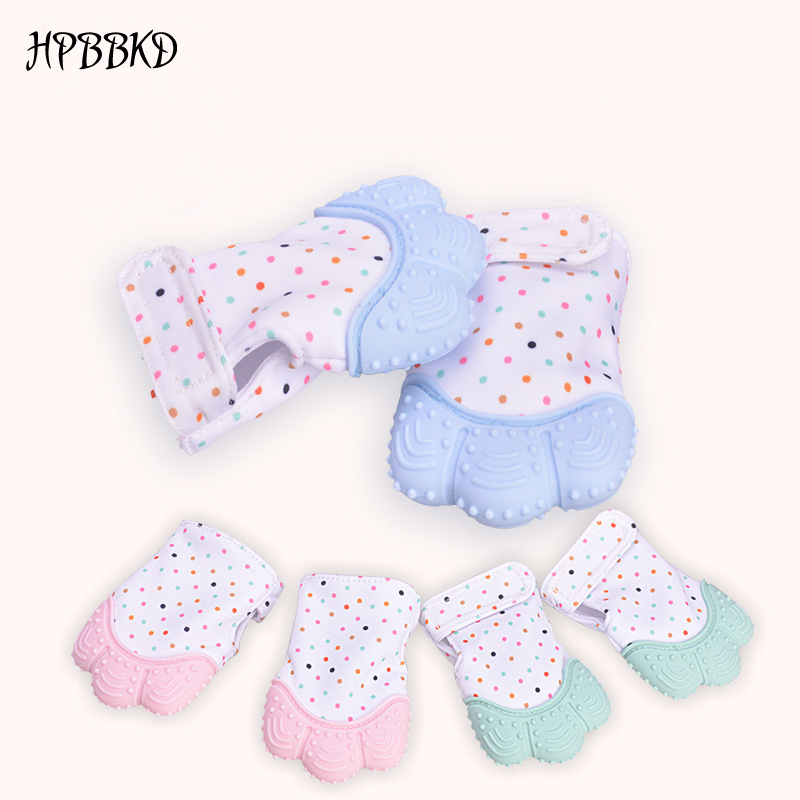 Baby Teething Mitten Silicone Glove Baby Teething Mitten Silicone Glove