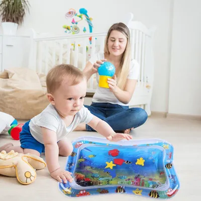 Baby Water Play Mat Inflatable Pad Baby Water Play Mat Inflatable Pad