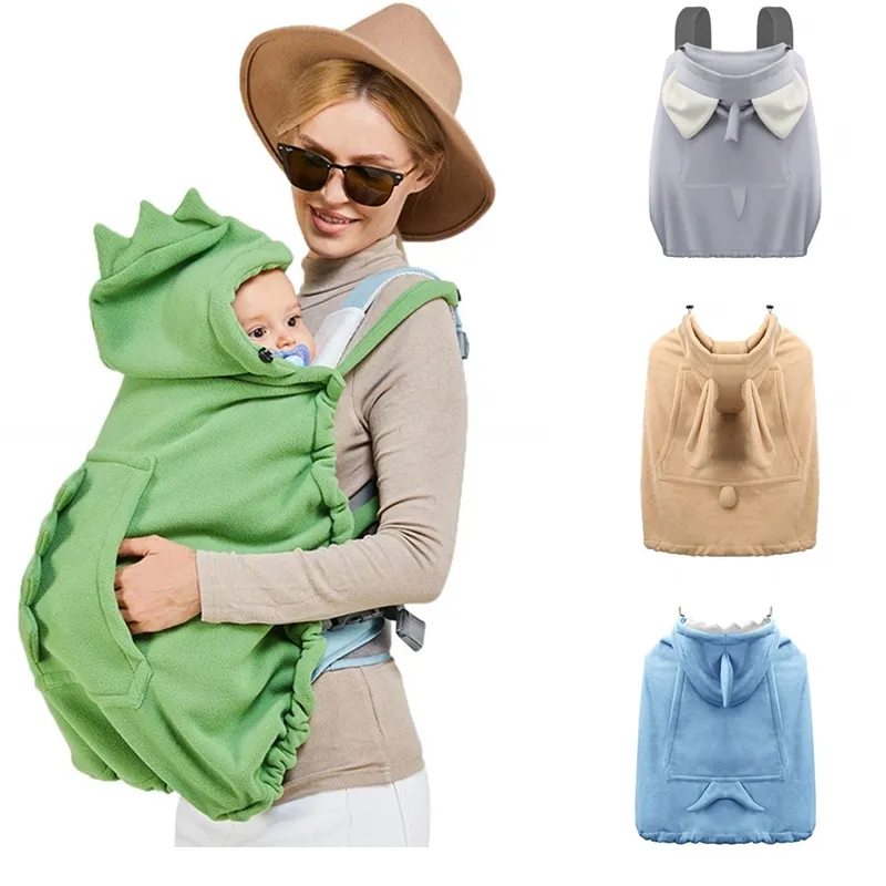 Baby Windproof Stroller Cover and Baby Carrier Cover Hooded Stretchy Cloaks for Baby Hooded Reversible Suit for All