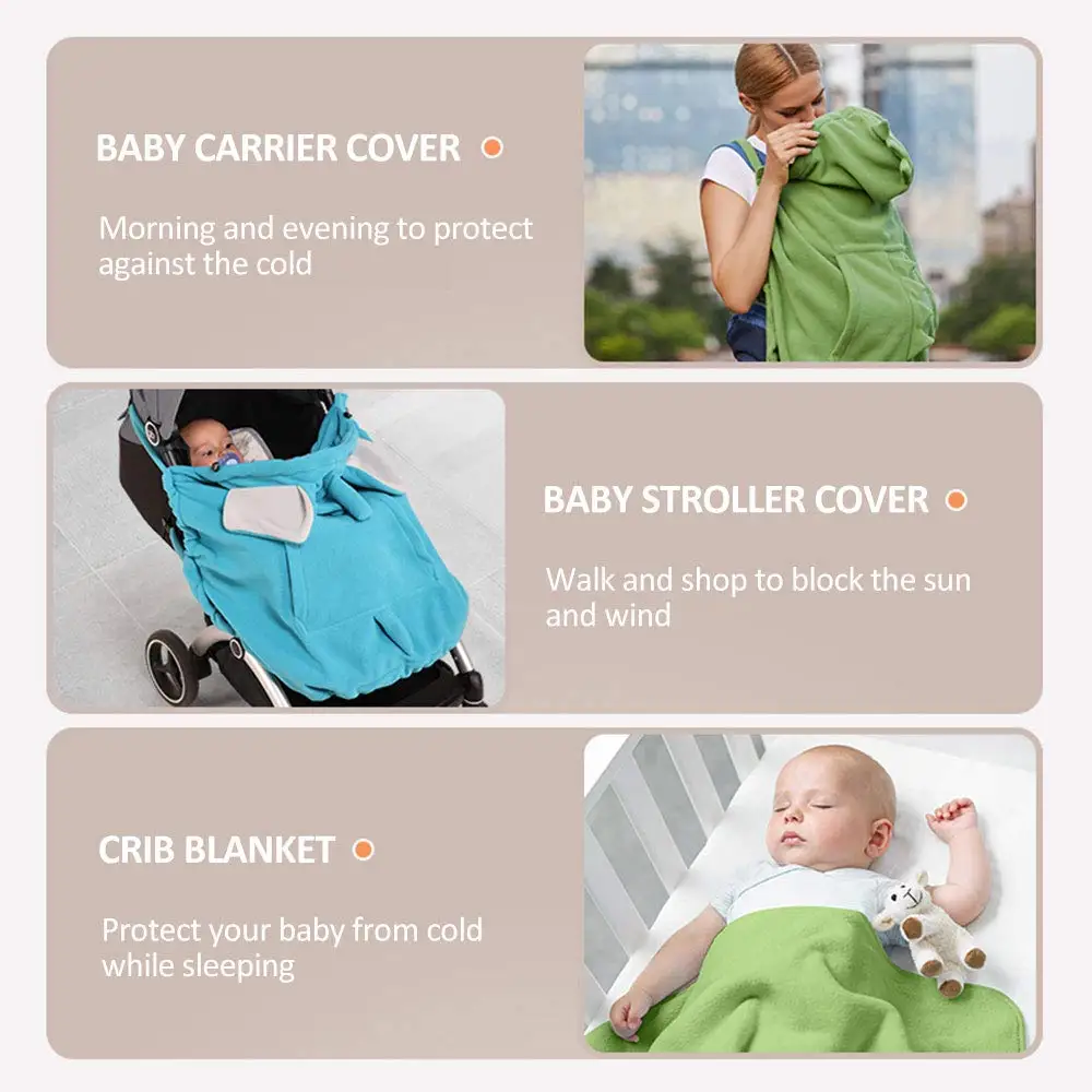 Baby Windproof Stroller Cover and Baby Carrier Cover Hooded Stretchy Cloaks for Baby Hooded Reversible Suit for All Baby Windproof Stroller Cover and Baby Carrier Cover Hooded Stretchy Cloaks for Baby Hooded Reversible Suit for All