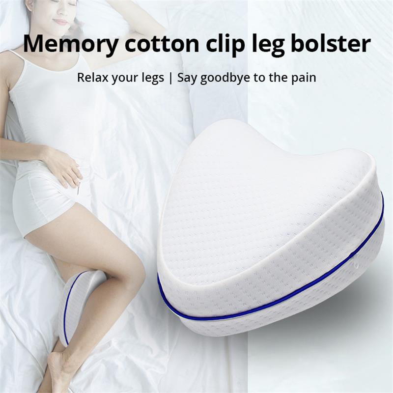 Back Hip Body Joint Pain Relief Thigh Leg Orthopedic Sciatica Pad Cushion Home Memory Foam Cotton Leg Pillow