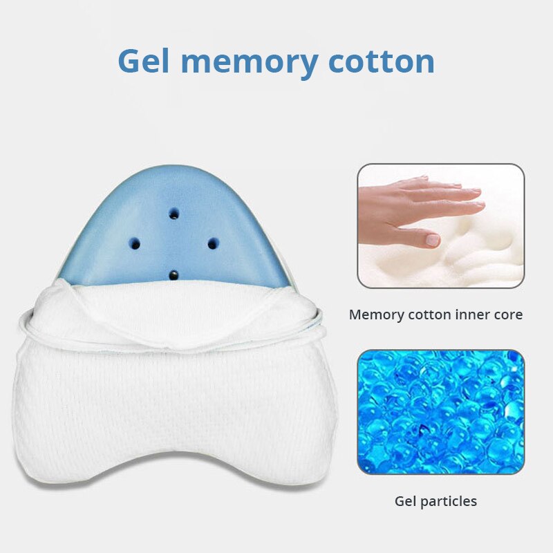 Back Hip Body Joint Pain Relief Thigh Leg Orthopedic Sciatica Pad Cushion Home Memory Foam Cotton Leg Pillow