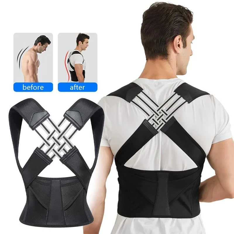 Back Posture Corrector Brace Breathable Back Posture Correction Back Support Belt Shoulder