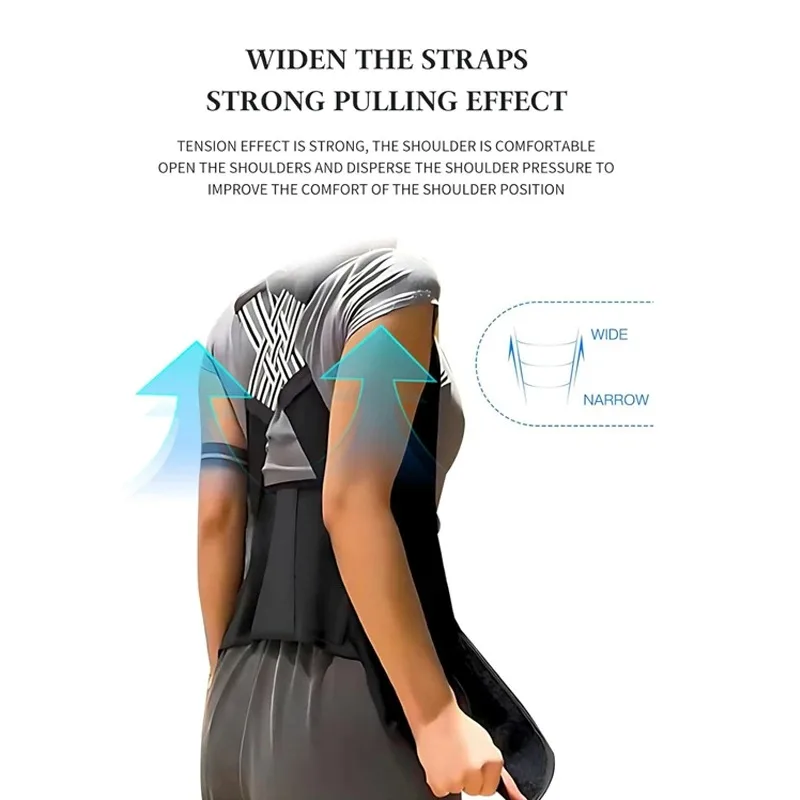 Back Posture Corrector Brace Breathable Back Posture Correction Back Support Belt Shoulder