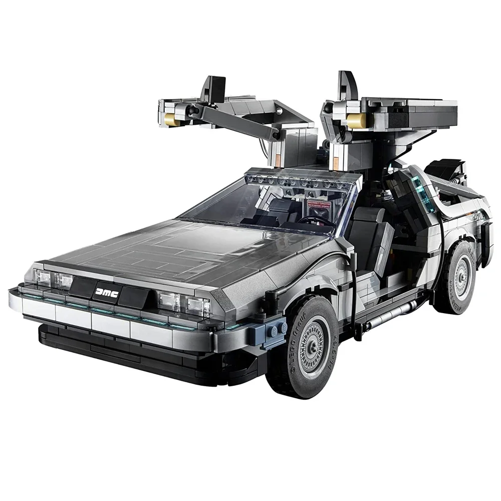 Back to the Future Time Machine Compatible 10300 Building Blocks Technical Car Bricks Construct Toys For Children Gifts Back to the Future Time Machine Compatible 10300 Building Blocks Technical Car Bricks Construct Toys For Children Gifts