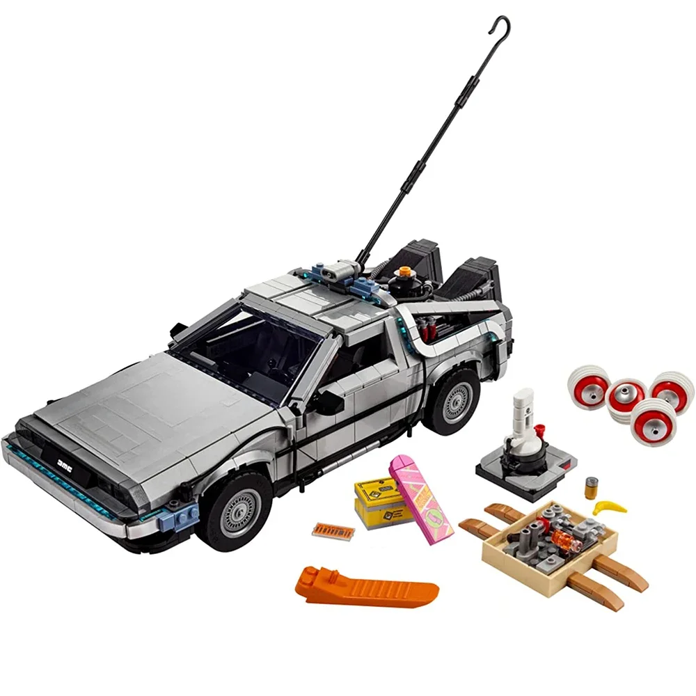 Back to the Future Time Machine Compatible 10300 Building Blocks Technical Car Bricks Construct Toys For Children Gifts Back to the Future Time Machine Compatible 10300 Building Blocks Technical Car Bricks Construct Toys For Children Gifts