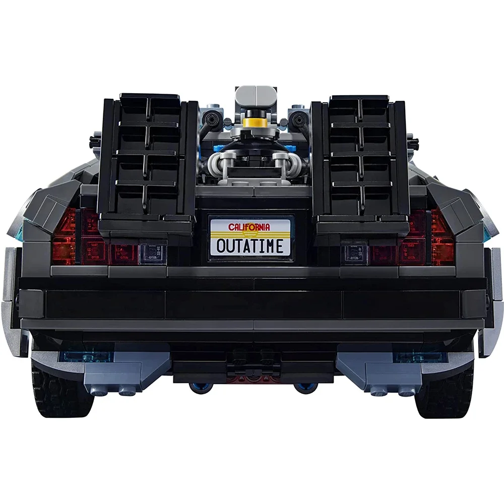 Back to the Future Time Machine Compatible 10300 Building Blocks Technical Car Bricks Construct Toys For Children Gifts Back to the Future Time Machine Compatible 10300 Building Blocks Technical Car Bricks Construct Toys For Children Gifts